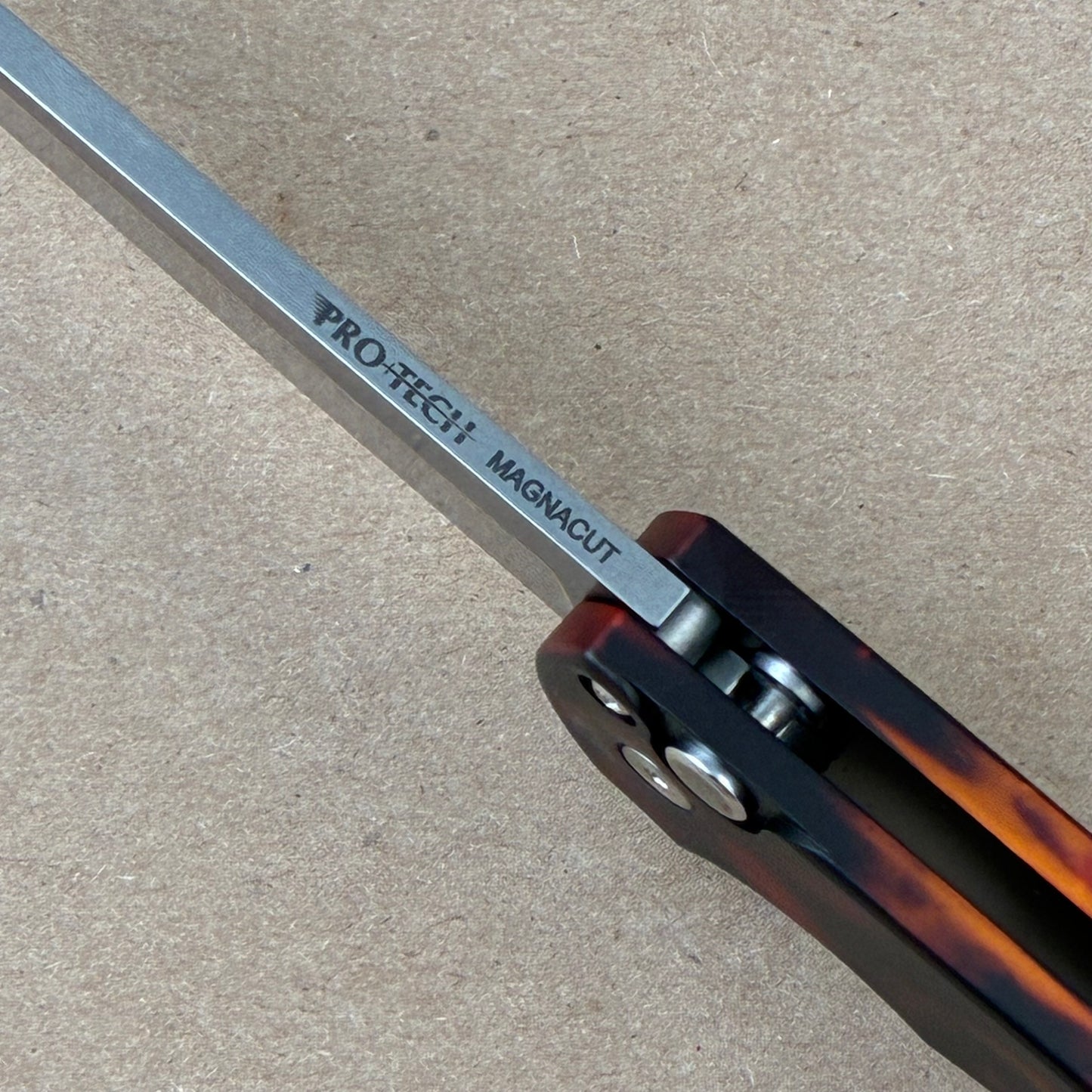 PRO-TECH Malibu "Del Fuego" Magnacut Reverse Tanto 5401-DF