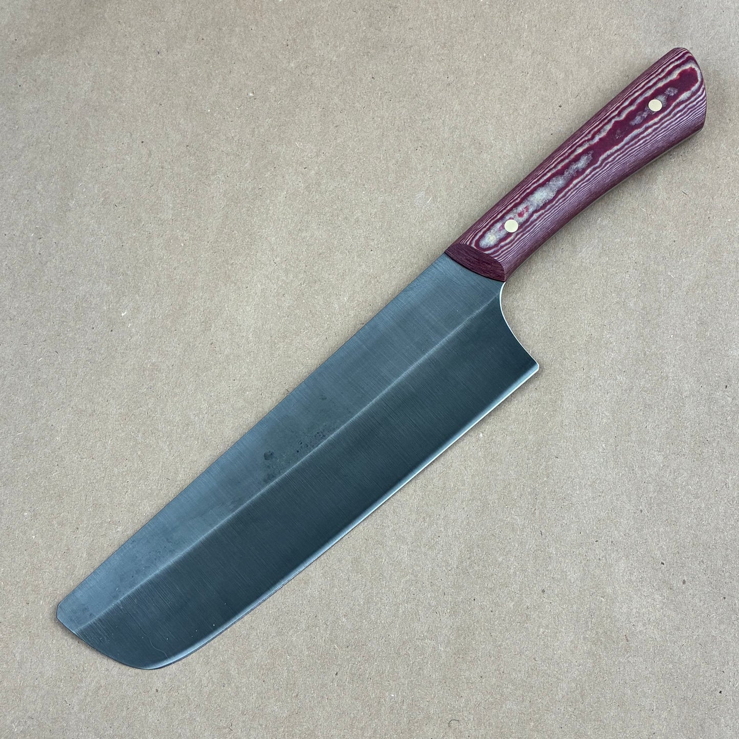165mm Josh Fisher ProCut Nakiri Cardinal Richlite