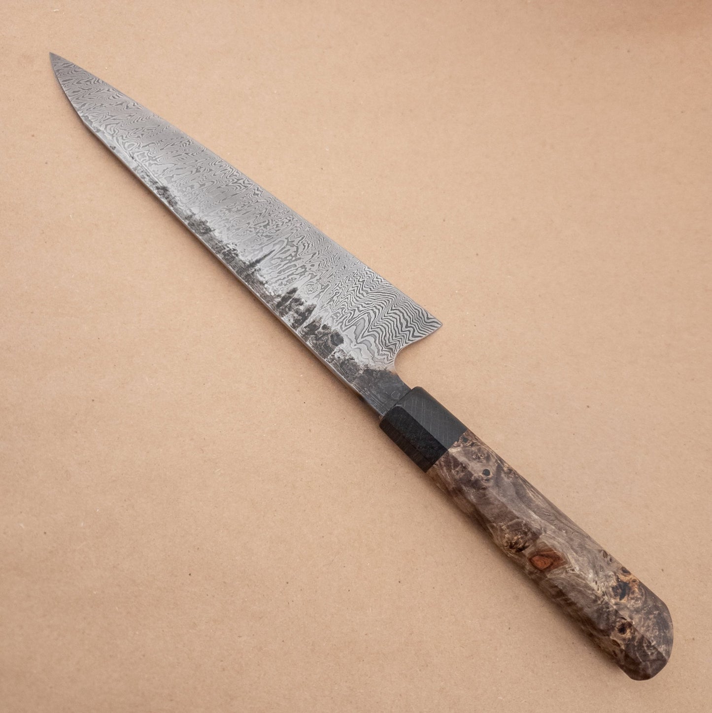 8.75" Martin Huber 200 - Layer Damascus Wa Gyuto - District Cutlery