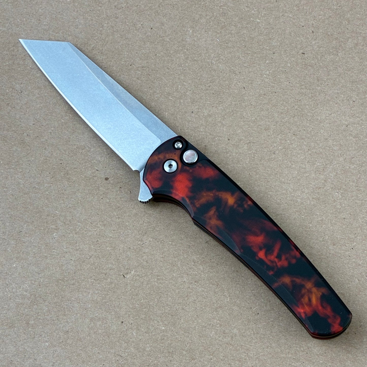 PRO-TECH Malibu "Del Fuego" Magnacut Reverse Tanto 5401-DF