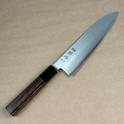 180mm Hatsukokoro Hayabusa SG2 Wa Santoku