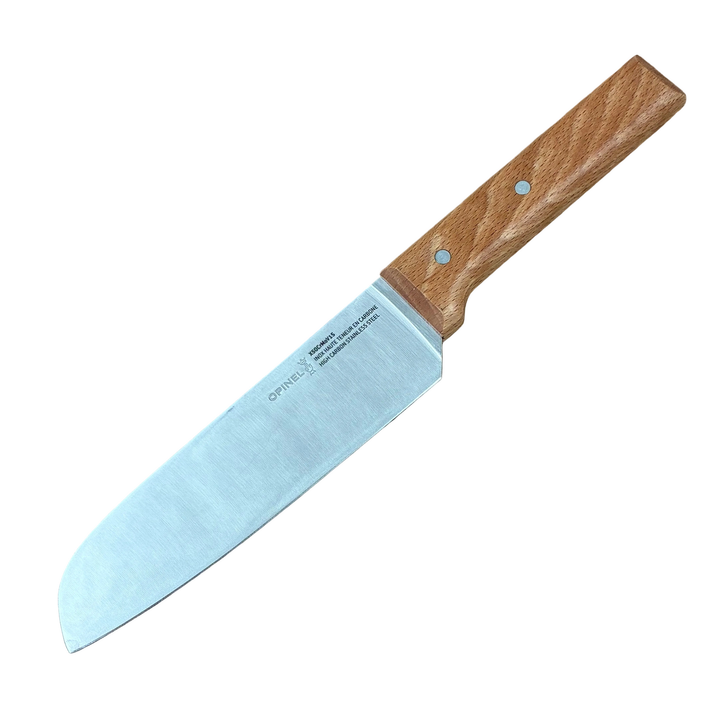 Opinel No.119 Parallele Serrated Stainless Steel Santoku