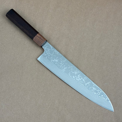 240mm Kenshiro Hatono SG2 Damascus Wa Gyuto