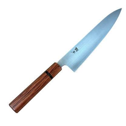 240mm Ashi Stainless Wa Gyuto in Rosewood with Walnut Saya