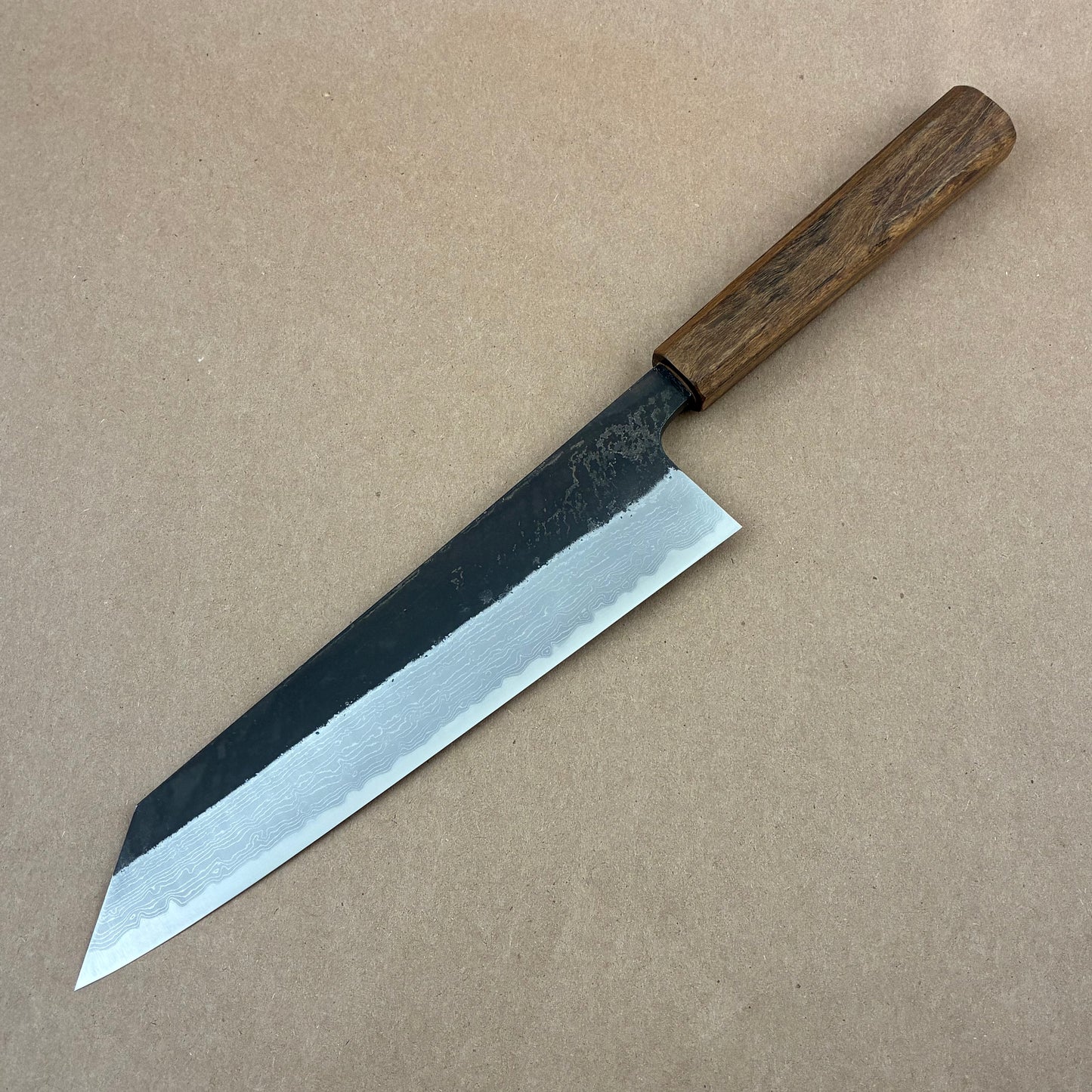 210mm Hatsukokoro Shinkiro Aogami Super Damascus Wa Kiritsuke