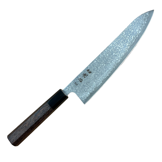 210mm Hatsukokoro Hikari SLD Damascus Wa Gyuto