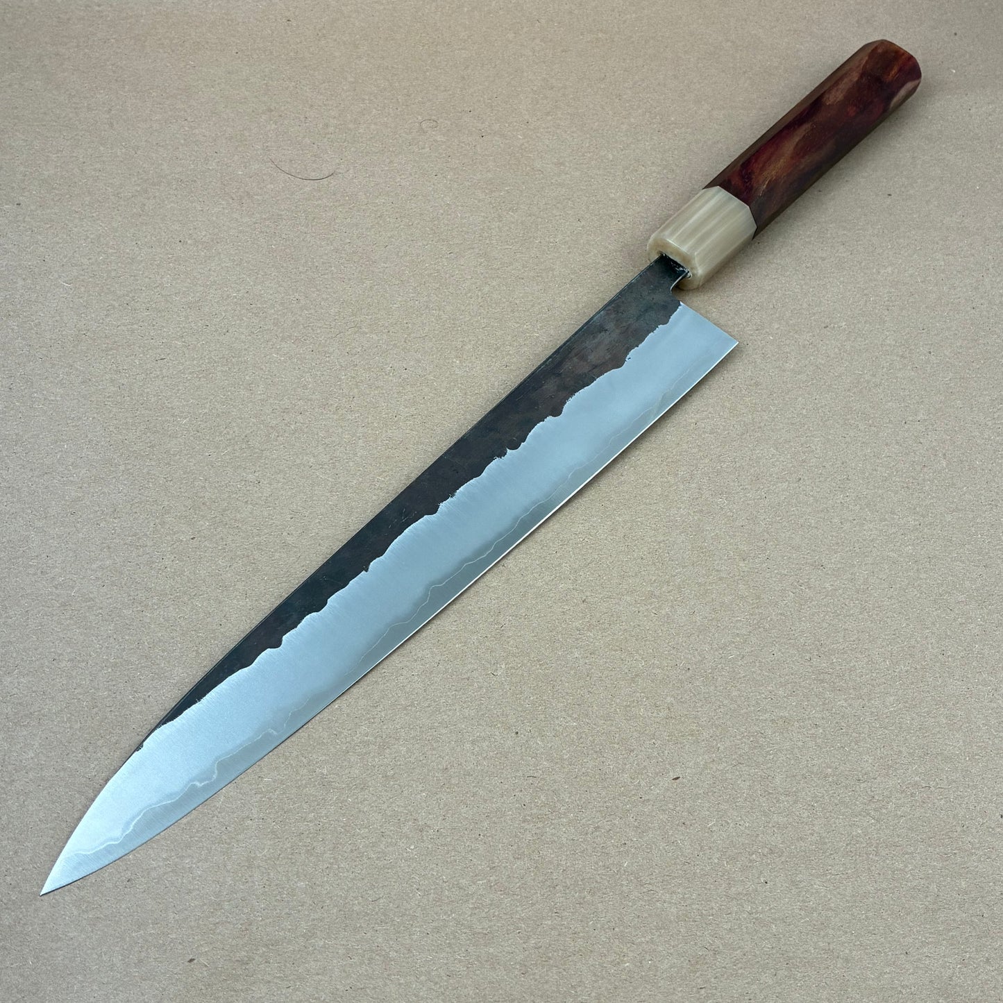 270mm Teruyasu Fujiwara Denka AS Wa Sujihiki - Swanson Signature Regrind