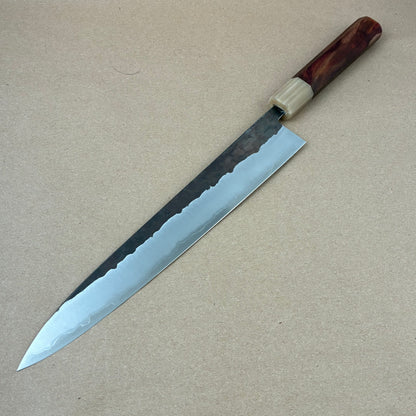 270mm Teruyasu Fujiwara Denka AS Wa Sujihiki - Swanson Signature Regrind