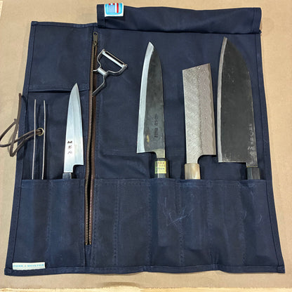 Poke + Keister Waxed Canvas Knife Roll