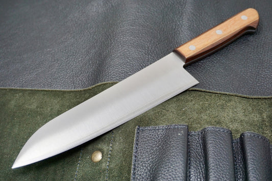 Tsunehisa SLD Santoku 180mm Light Brown