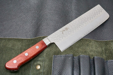 Tsunehisa AUS8 Nakiri 165mm Red