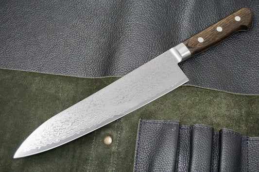 Tsunehisa Polished Damascus VG-10 Gyuto 210mm