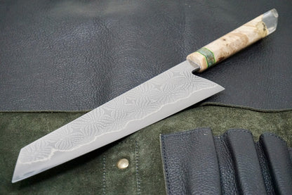 Baldwin Blades Mosaic Damascus-Clad Aogami Chef Knife