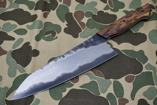 Martin Huber San-Mai Chef Knife Ironwood