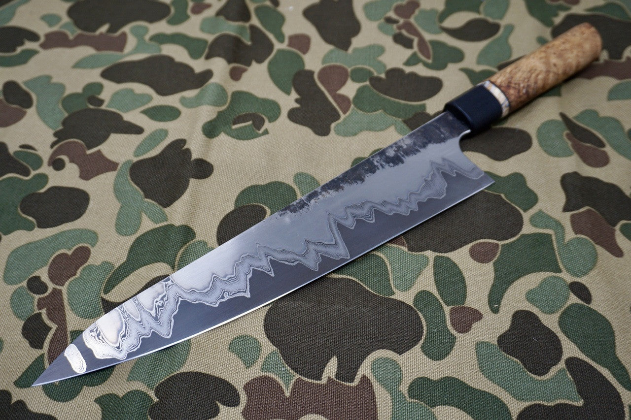 Messerschmeid Huber 50-Layer Damascus Clad Gyuto