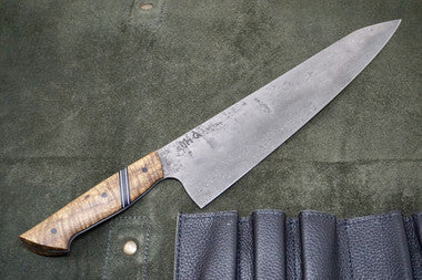 Messerschmeid Huber Raindrop Damascus Chef Knife