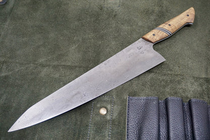 Messerschmeid Huber Raindrop Damascus Chef Knife