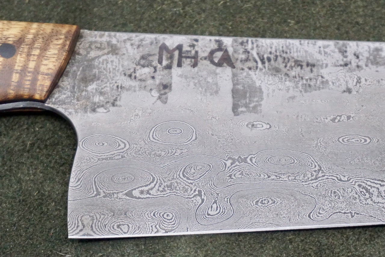 Messerschmeid Huber Raindrop Damascus Chef Knife