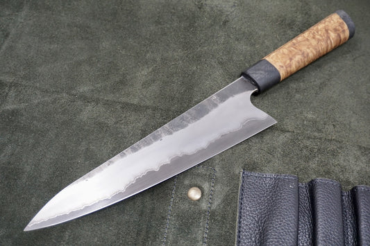 Martin Huber San-Mai Gyuto Sapele