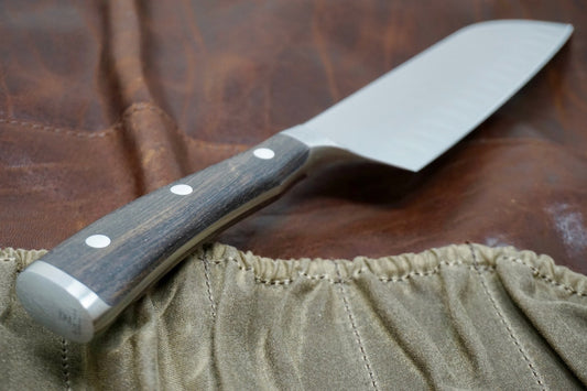 Wusthof Ikon Blackwood Santoku Knife -7"