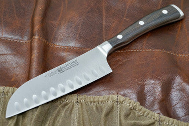 Wusthof Ikon Blackwood Santoku Knife -5"