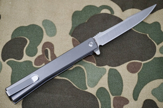 Ocaso Solstice Titanium Satin Harpoon Flipper