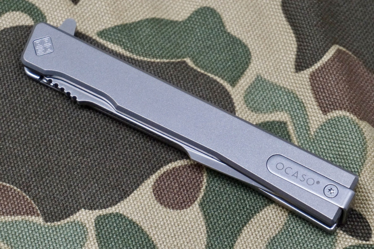 Ocaso Solstice Titanium Satin Harpoon Flipper