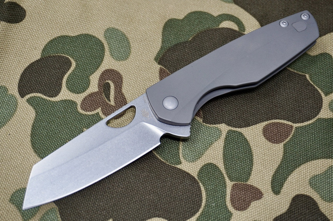 Kizer Sparrow S35VN Blade Titanium Handle