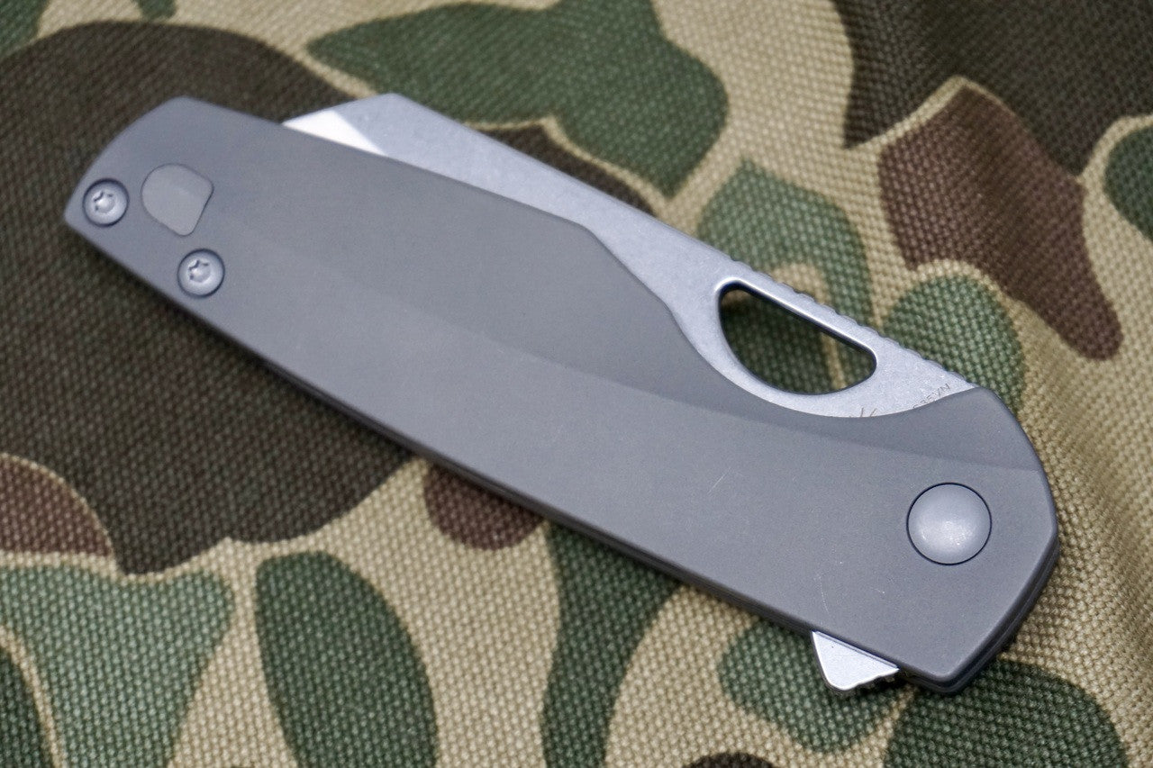 Kizer Sparrow S35VN Blade Titanium Handle