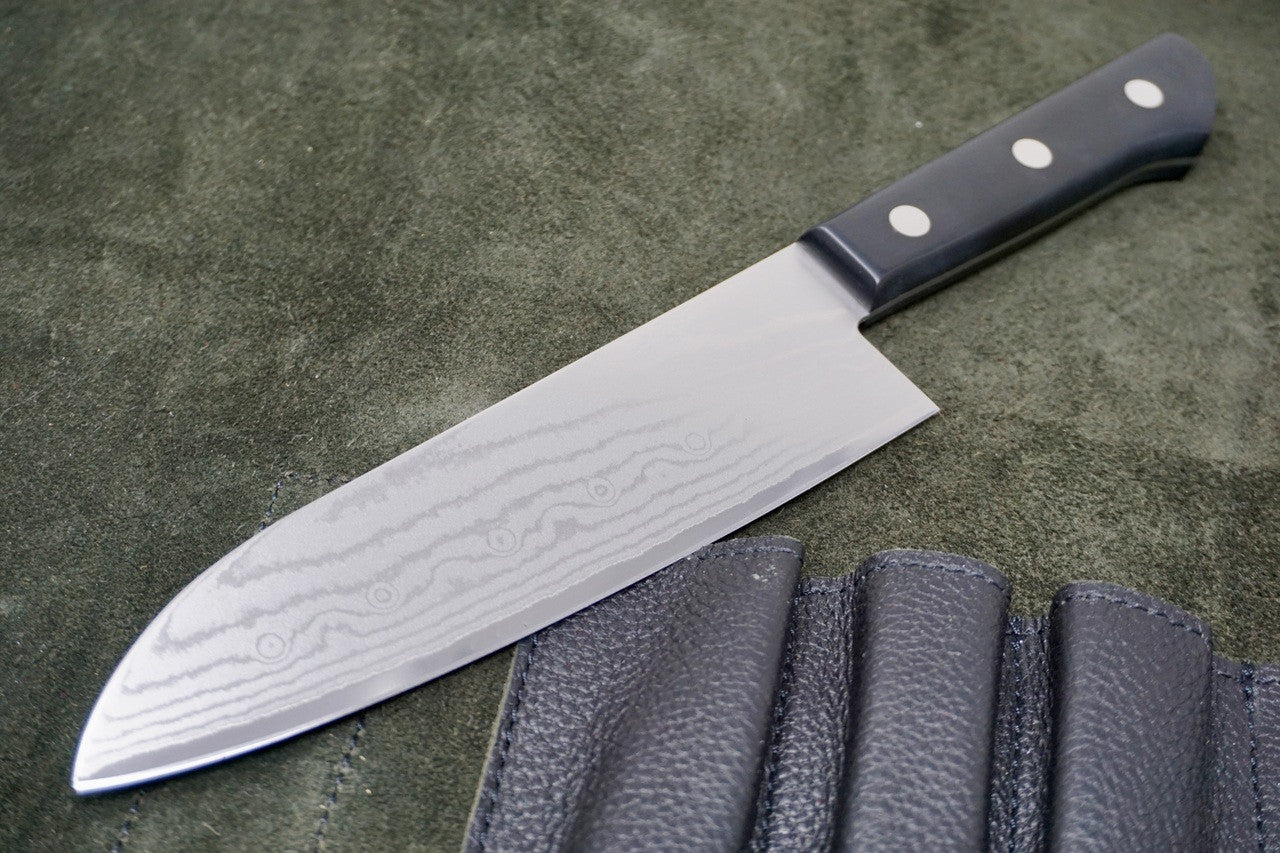 Tojiro Basic Damascus Santoku Knife - 170mm