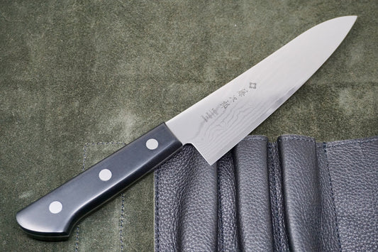 Tojiro Basic Damascus Gyuto Knife 180mm