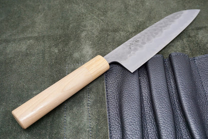 Tsunehisa Shirogami Cherry Santoku 165mm