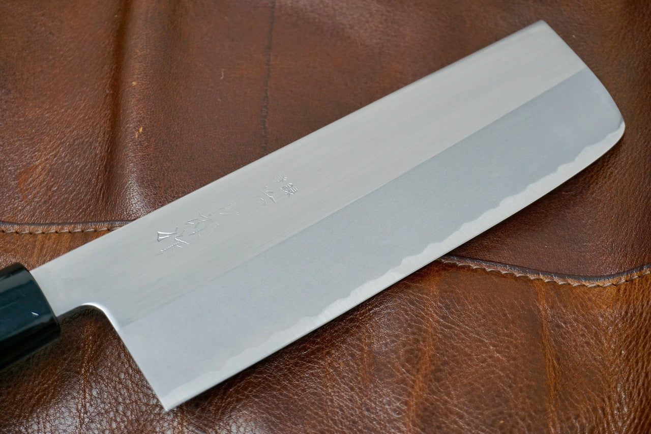 Tojiro Carbon Nakiri Knife - 165mm Shirogami #2 F-702A