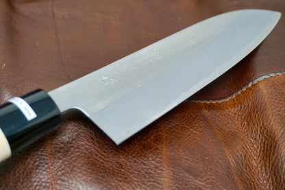 Tojiro Carbon Santoku Knife - 165mm Shirogami #2 F-701A