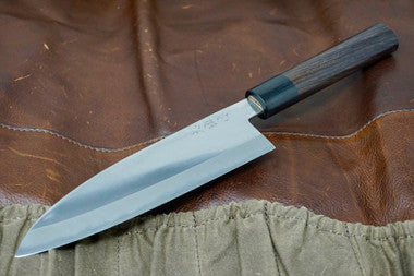 Nishida Funayuki Kitchen Knife 175mm - Polished Shirogami