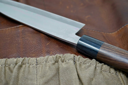 Nishida Funayuki Kitchen Knife 175mm - Polished Shirogami