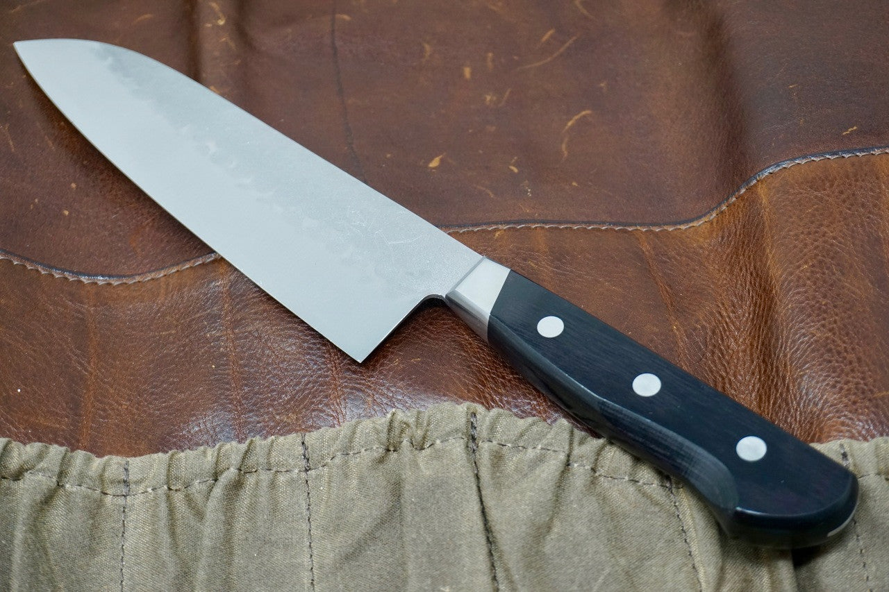 Tsunehisa Aogami Santoku Knife - 180mm - Western Handle