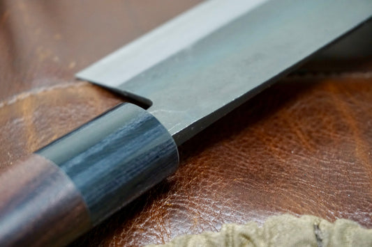 Tsunehisa Nakiri Carbon Steel Kitchen Knife - 165mm