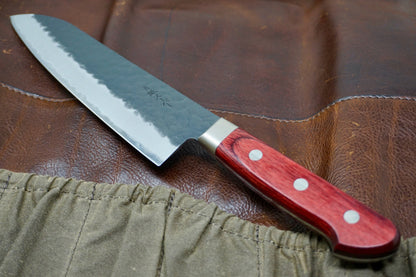 Tsunehisa AS Tsuchime Santoku Chef Knife