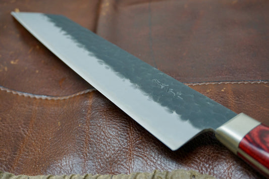 Tsunehisa AS Western Handle Blue Super Steel 240mm Kiritsuke Chef Knife