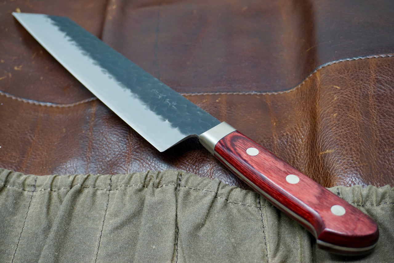 Tsunehisa AS Western Handle Blue Super Steel 240mm Kiritsuke Chef Knife