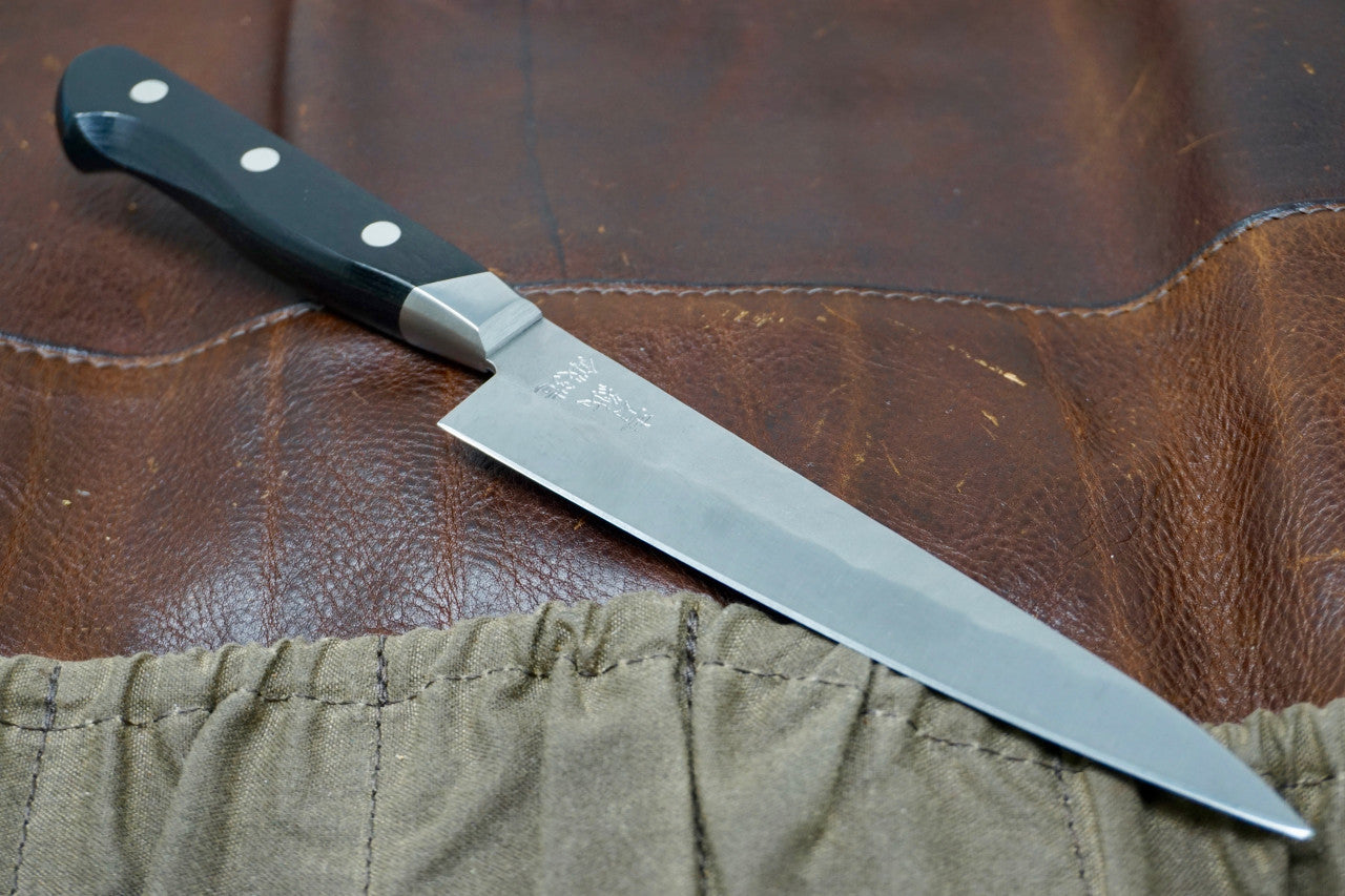 Tsunehisa Aogami Petty Utility Knife - 130mm - Western Handle