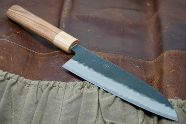 Tsunehisa Santoku Blue Super Steel Kitchen Knife - 165mm