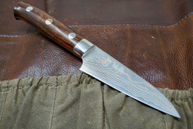 Takeshi Saji Rainbow Damascus Paring Knife