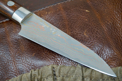 Takeshi Saji Rainbow Damascus Paring Knife