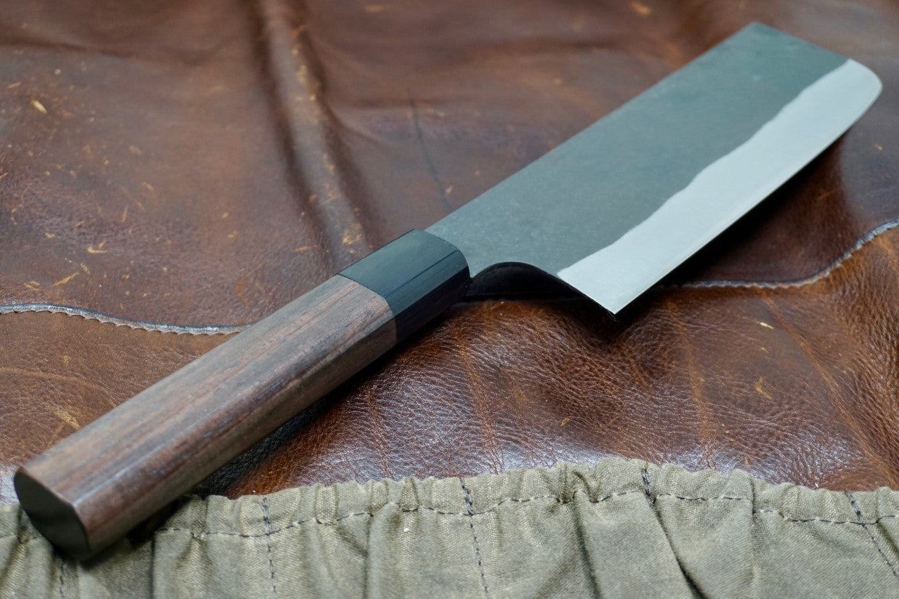 Shiro Kamo Nakiri Kitchen Knife - 165mm AS