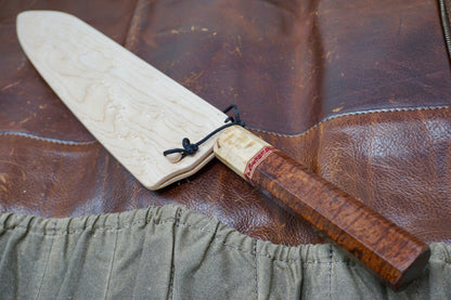 Teruyasu Fujiwara Gyuto Chef Knife 240mm Nishiji - Custom Handle