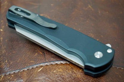 PRO-TECH Malibu Blue Reverse Tanto Flipper