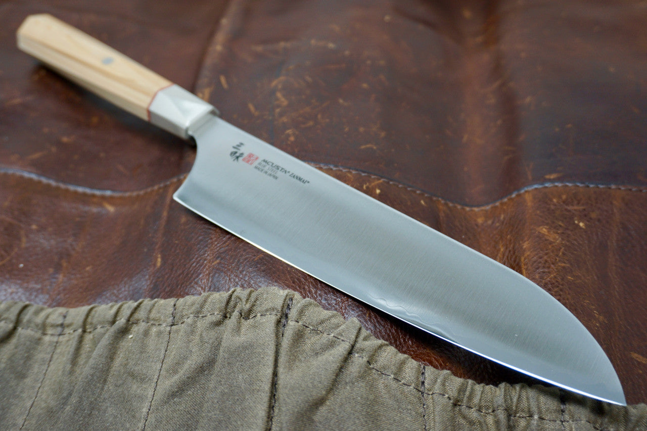 MCUSTA Zanmai Beyond Santoku Kitchen Knife - Aogami Super