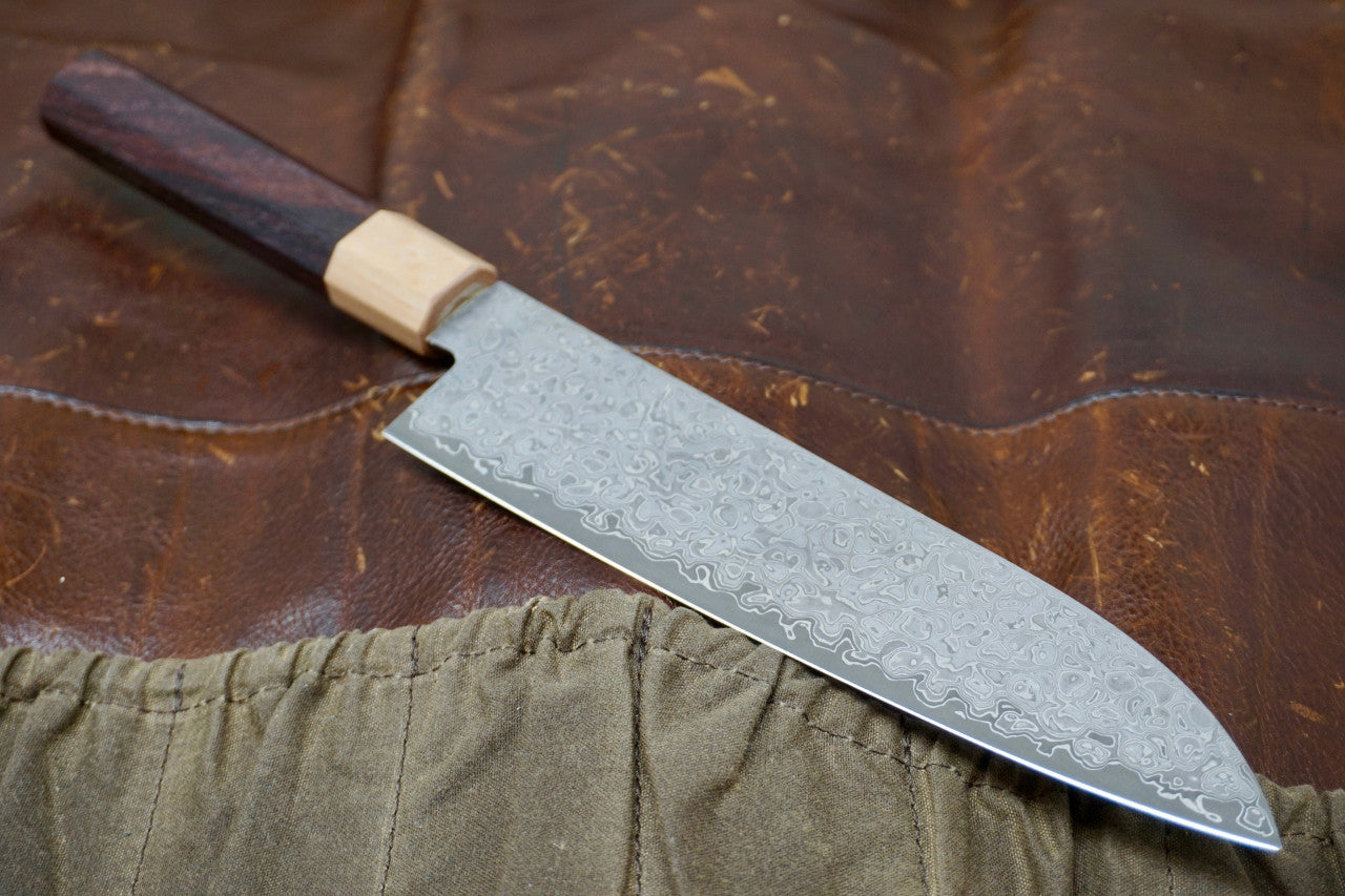 Tsunehisa Damascus Santoku Knife 180mm